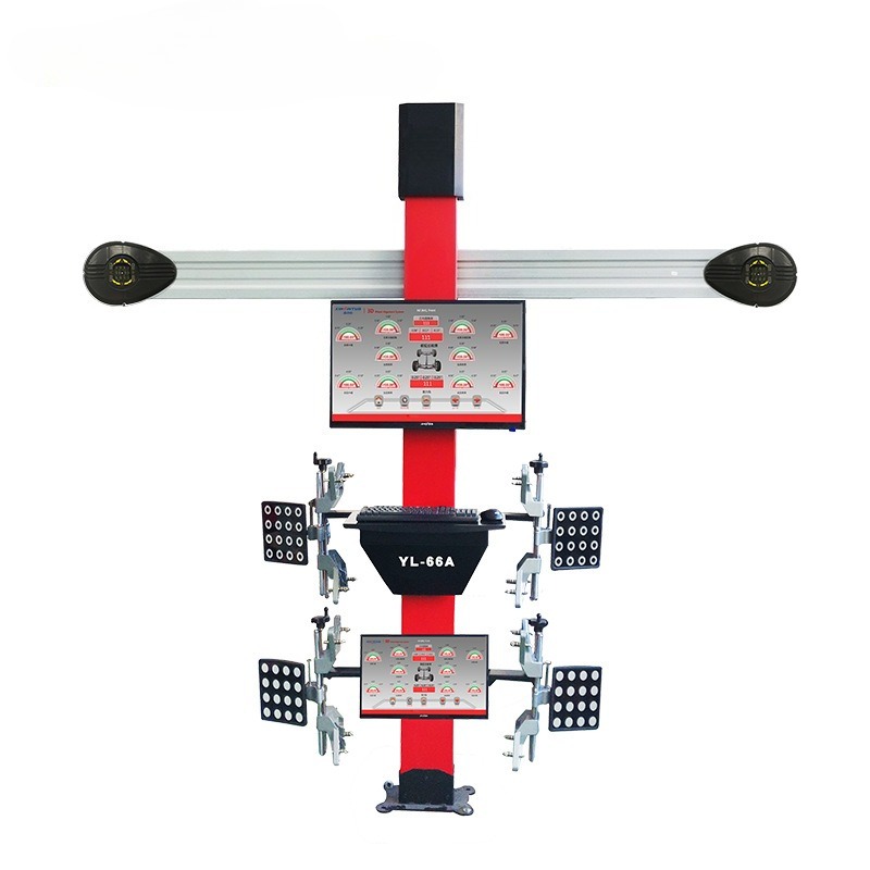 Wheel Alignment Machine - Automobile 3D Four-Wheel Aligner Single Screen
