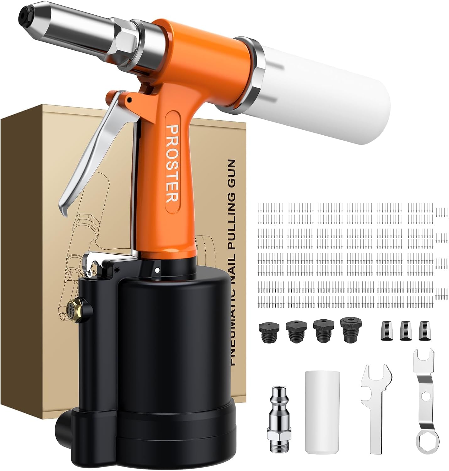 Rivet Gun Air - Air Hydraulic Riveter 2.4-4.8mm Capacity Pop