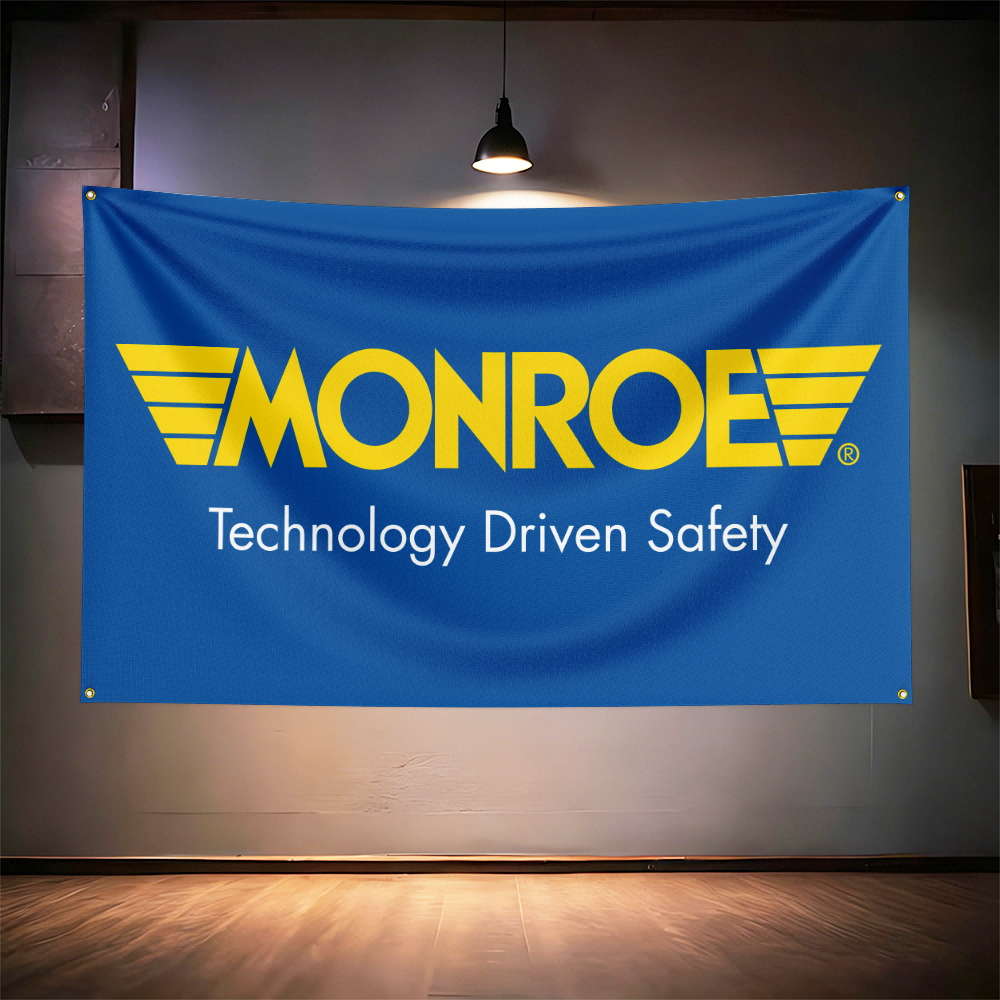 Mon-roes Shocks Flag 3x5ft 90x - Auto Repair Shop Banners 리뷰 및 가격