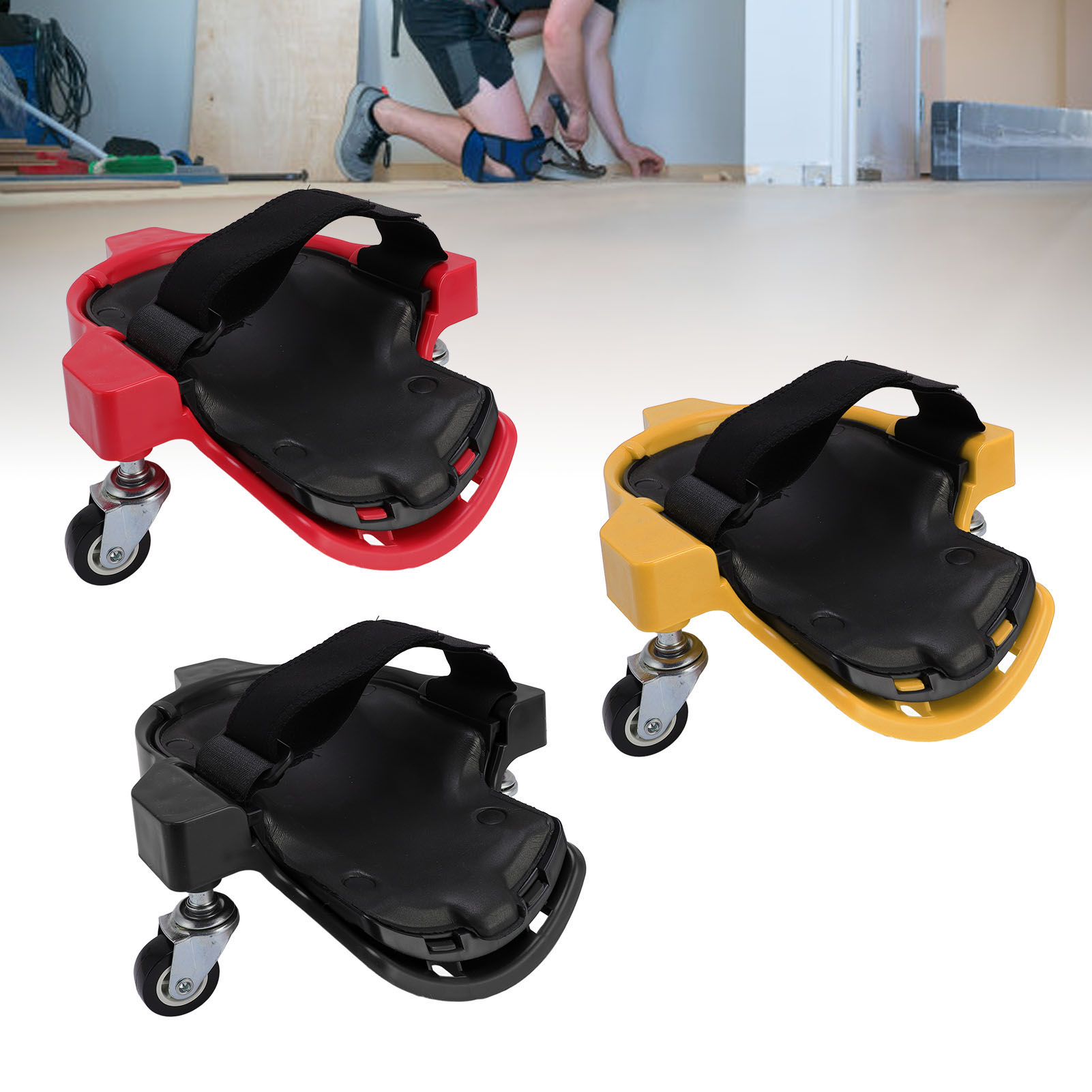 1Pair Knee Creepers with Caste - Garage Creeper Roller 리뷰 및 가격