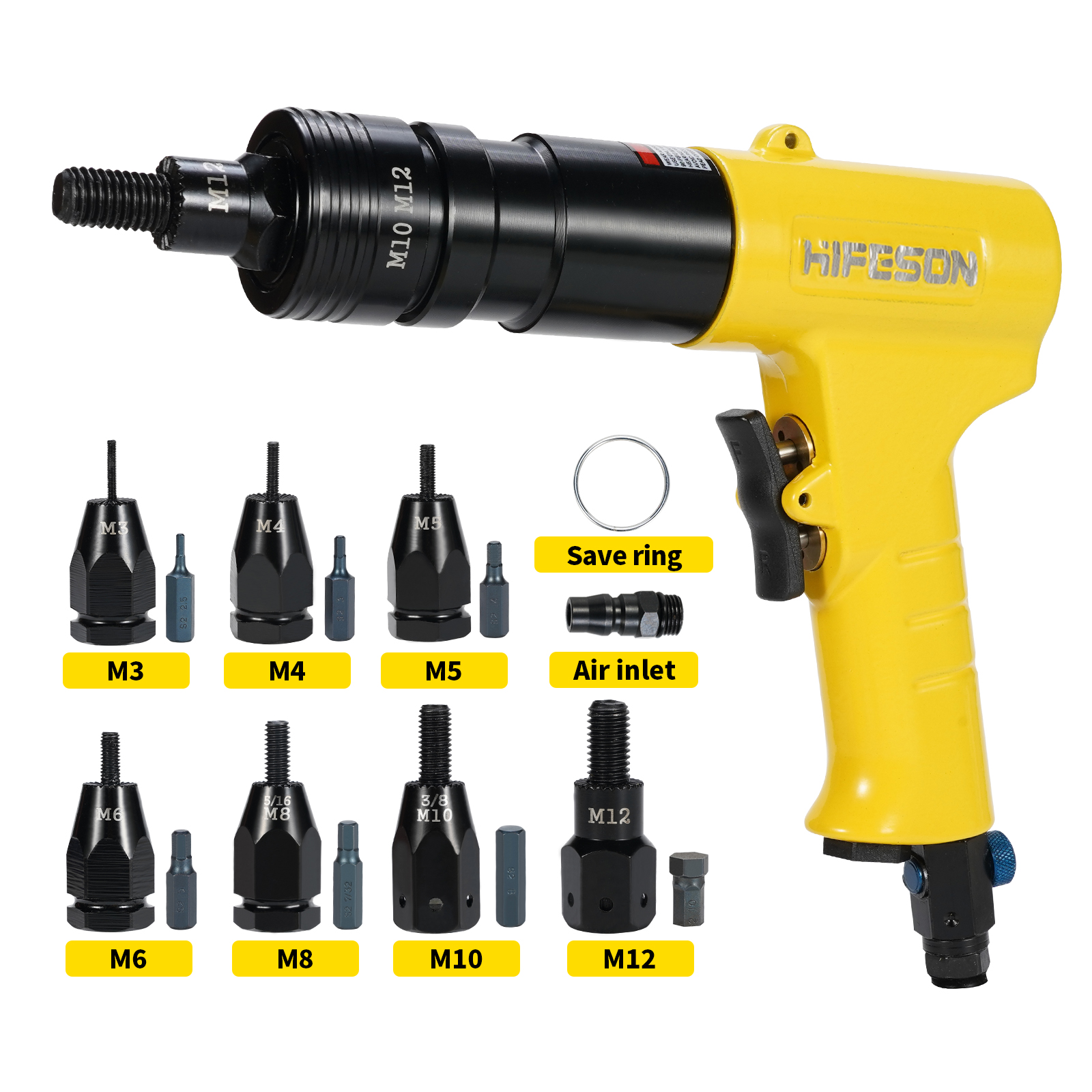 HIFESON Pneumatic Rivet Nut Gu - Rivet Gun Air 리뷰 및 가격