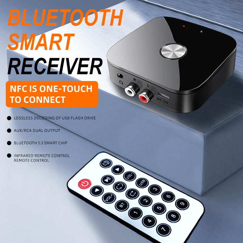 NFC Bluetooth-compatible 5.3 A - Transmission Jack Adapter 리뷰 및 가격