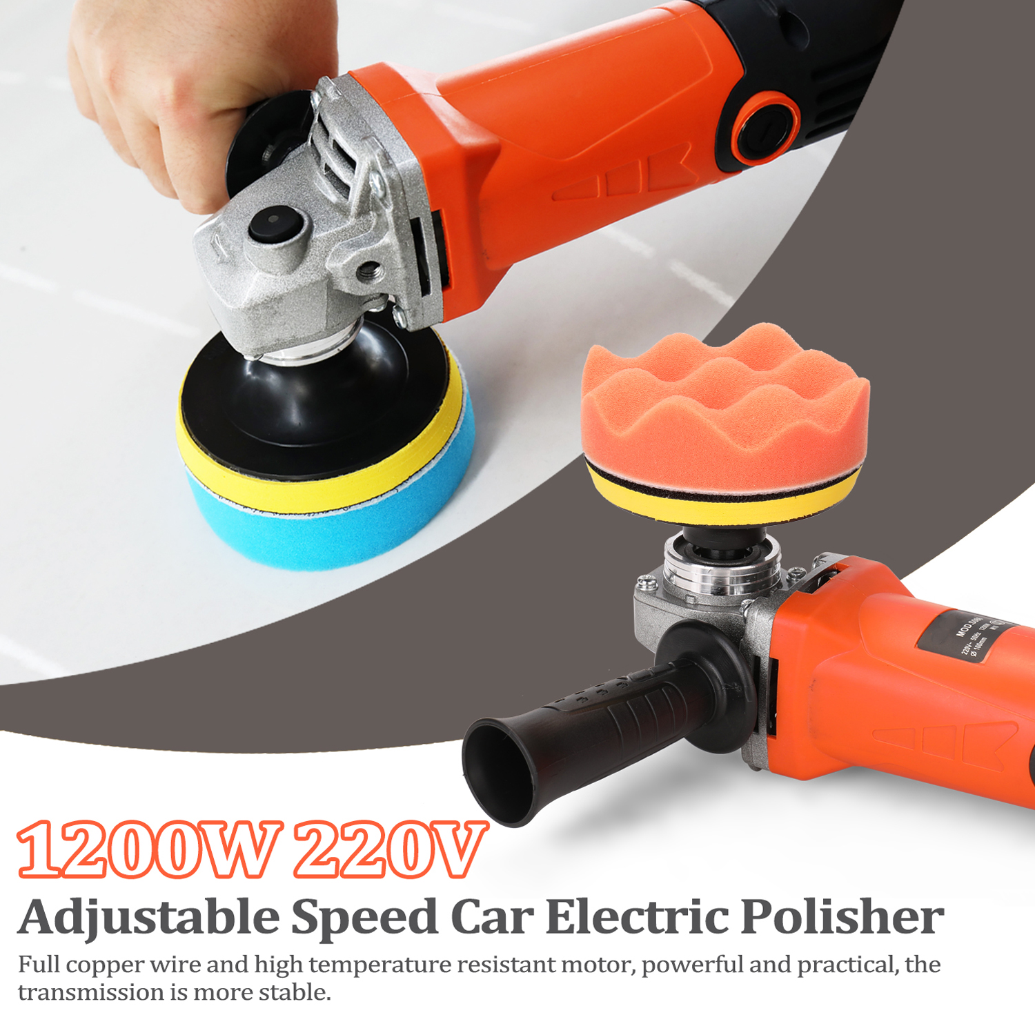 1200W 220V Automotive Polisher - Orbital Polisher Da 리뷰 및 가격