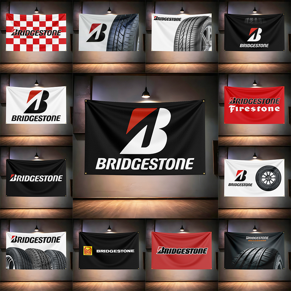 Brid-gestones Tires Flag  For  - Auto Repair Shop Banners 리뷰 및 가격