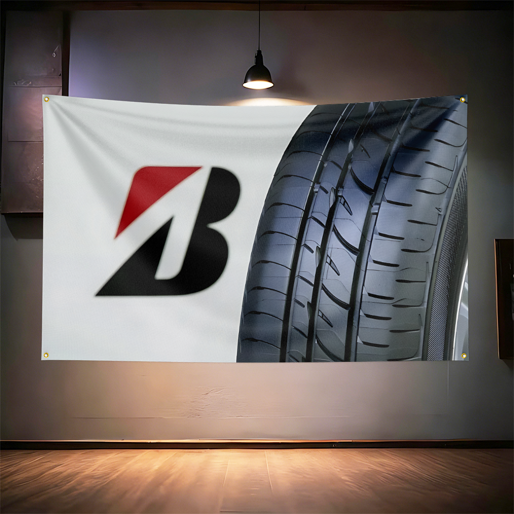 Brid-gestones Tires Flag  For  - Auto Repair Shop Banners 리뷰 및 가격