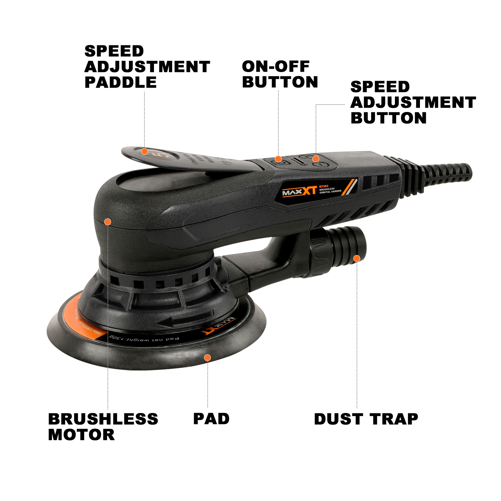 MAXXT 6Inch 150mm Power Sandin - Orbital Polisher Da 리뷰 및 가격