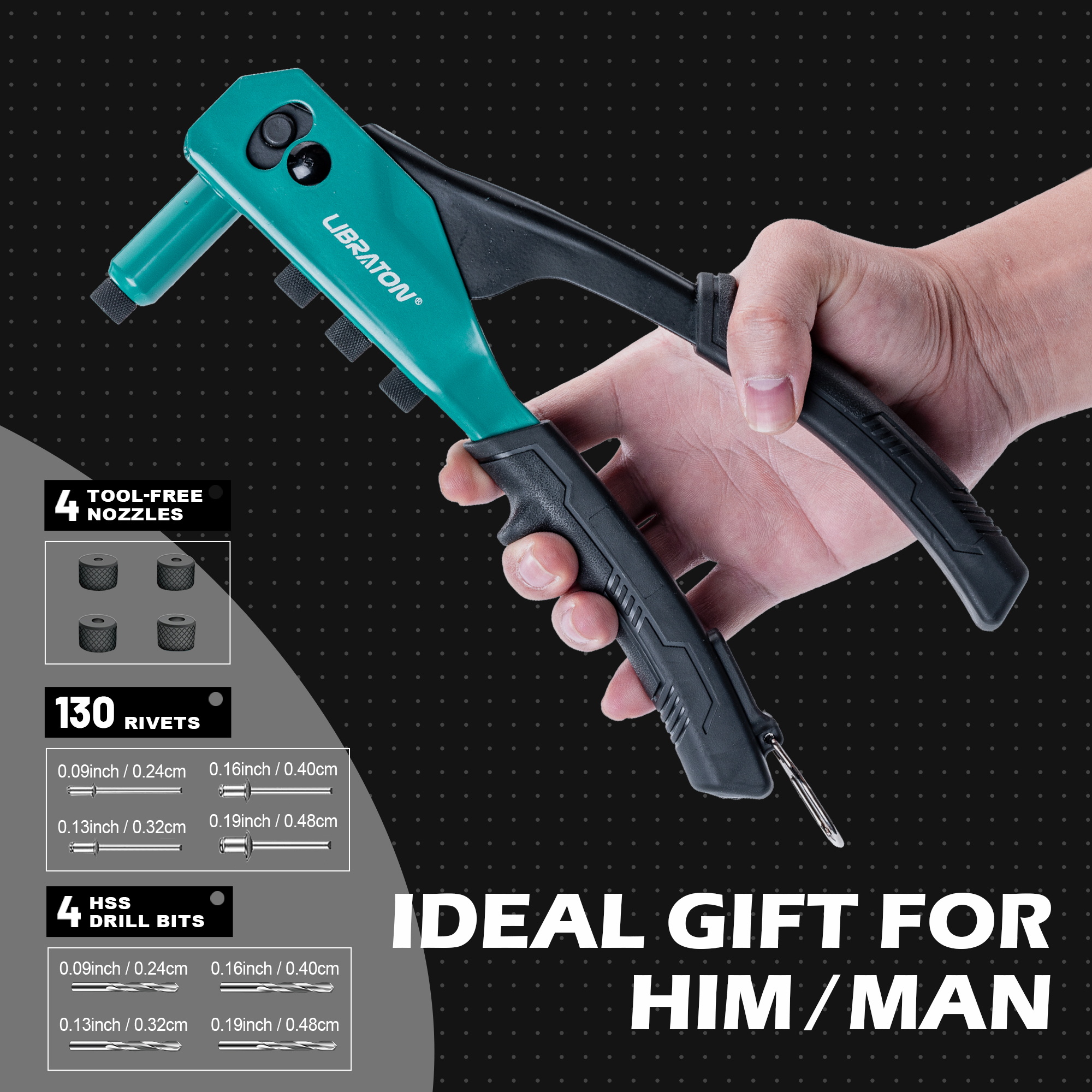 Libraton Rivet Gun Kit with 13 - Rivet Gun Air 리뷰 및 가격