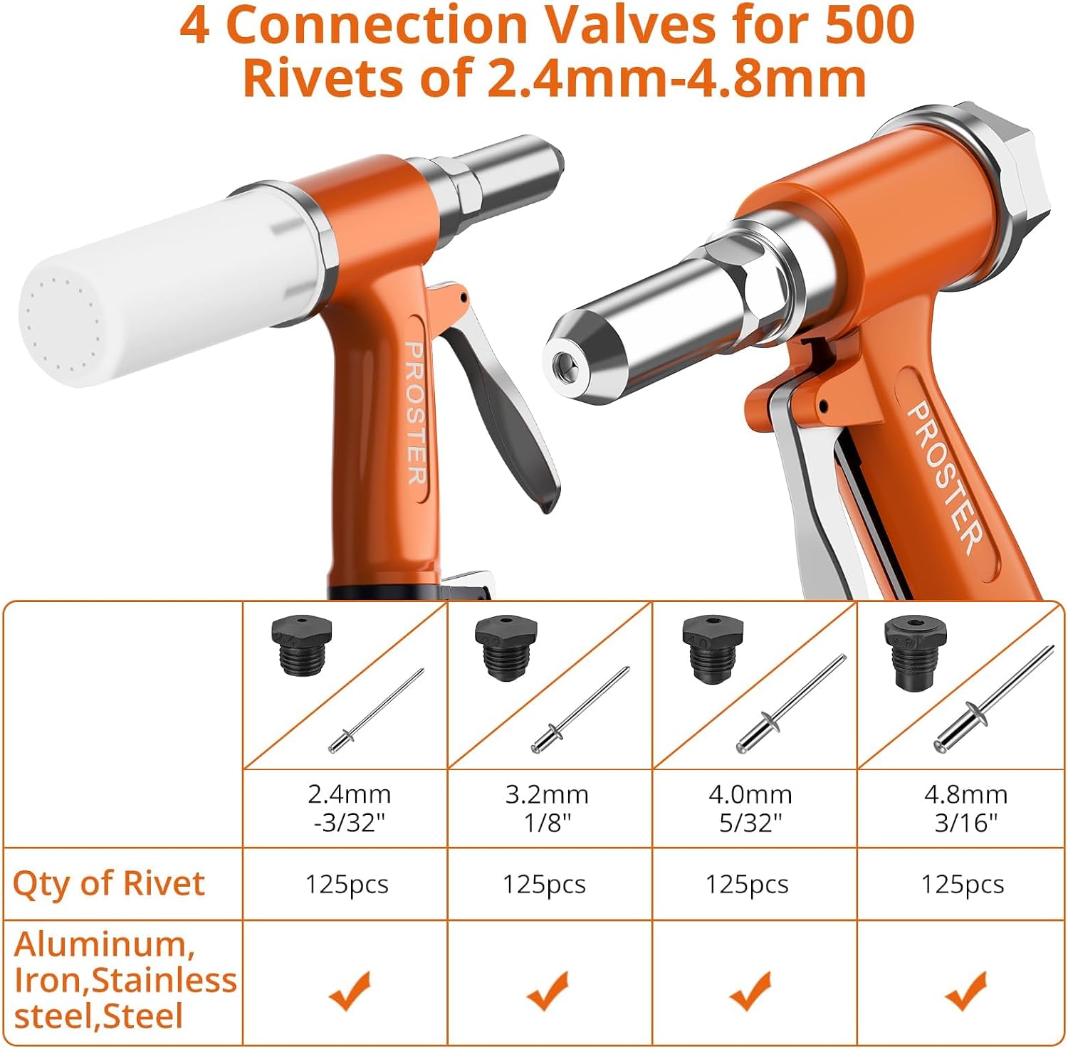 Air Hydraulic Riveter 2.4-4.8m - Rivet Gun Air 리뷰 및 가격