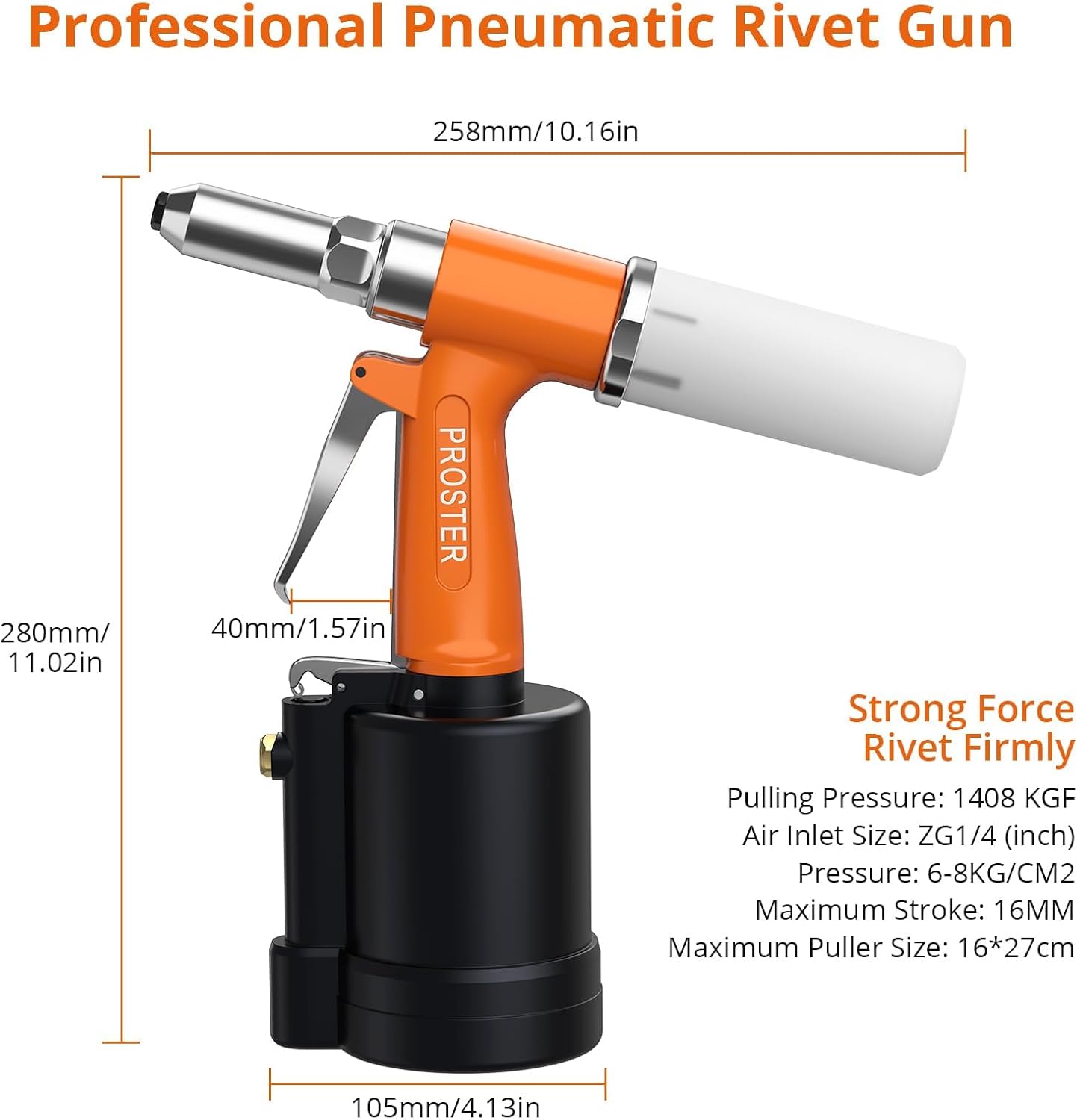 Air Hydraulic Riveter 2.4-4.8m - Rivet Gun Air 리뷰 및 가격