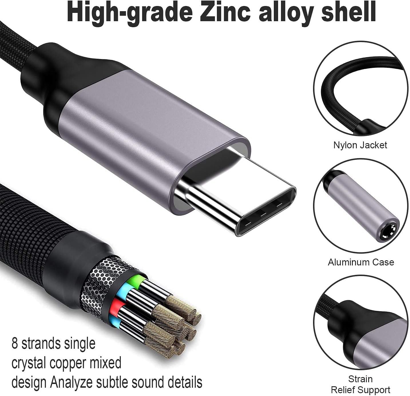 USB Type C To 3.5mm Aux Adapte - Transmission Jack Adapter 리뷰 및 가격