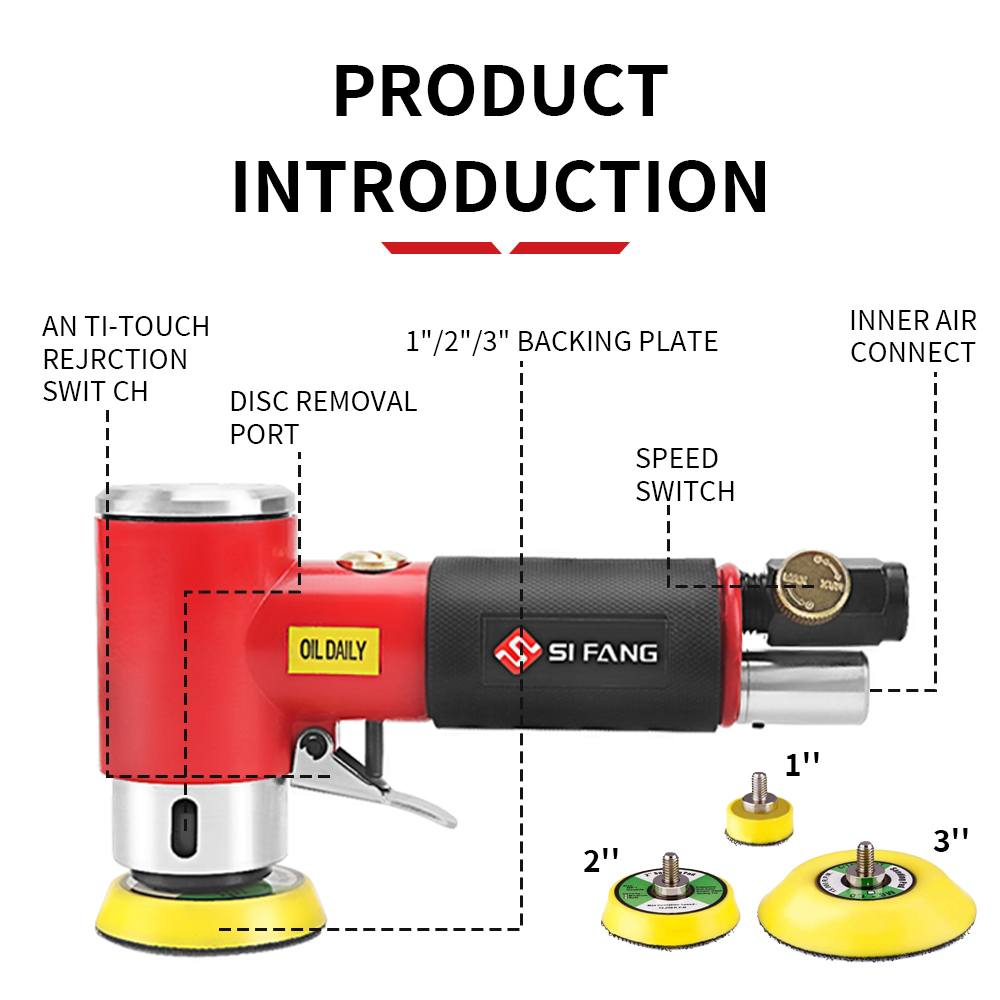 SIFANG Random Orbit Air Sander - Orbital Polisher Da 리뷰 및 가격