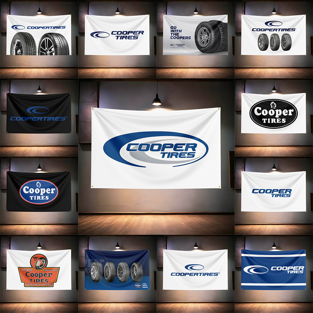 Coop-ers Tires Flag 3x5ft 90x1 - Auto Repair Shop Banners 리뷰 및 가격